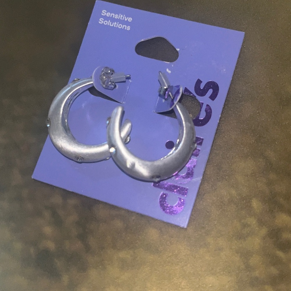 Silver Hoop Earrings